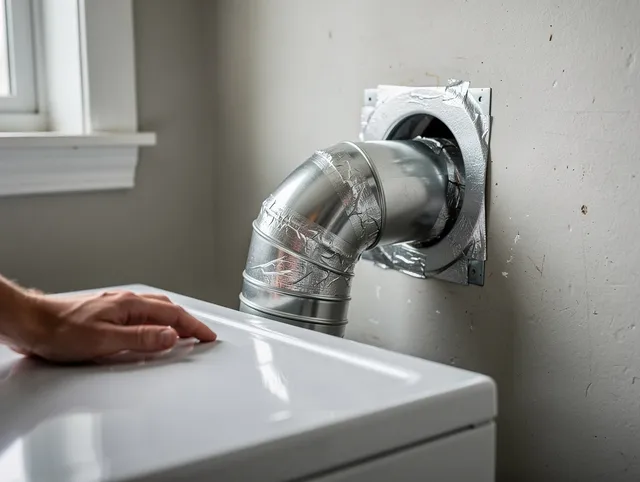 Rancho Palos Verdes Dryer Vent Cleaning expert performing professional dryer vent repair and installation in Rancho Palos Verdes