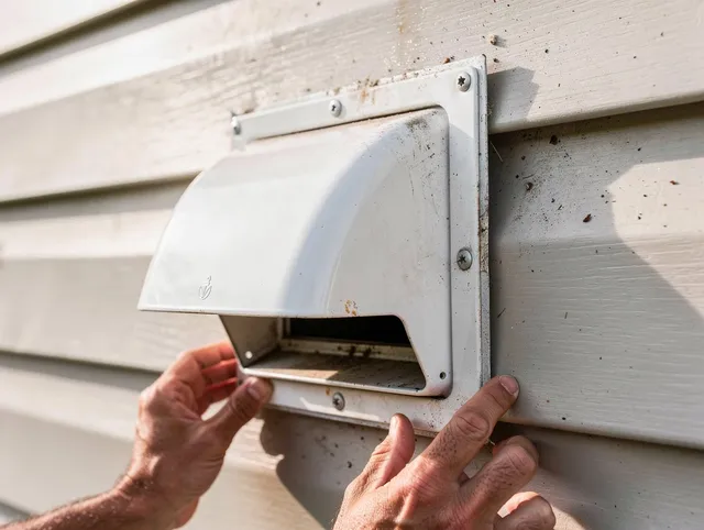 Rancho Palos Verdes Dryer Vent Cleaning technician delivering thorough residential dryer vent cleaning service in Rancho Palos Verdes